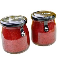 cheap small glass jam jar with airtight metal lid 50ml 100ml 150ml