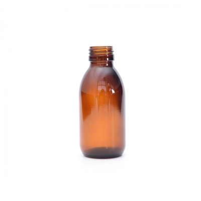 Discount 125 ML  Amber Glass Syrup Bottle