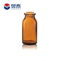 Best Sell 15ML Glass Bottle Factory Amber Moulded Glass Vial