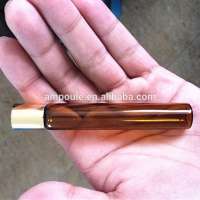 Waimaotong china silver gold cap personal care hair essential oil 10 ml custom glass roller ball bottle