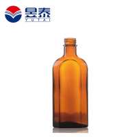 5oz Amber Color Pharmaceutical Glass Liquor Bottles