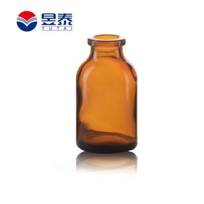 Best Quality 20ML Amber Antibiotics Moulded Injection Glass Vials